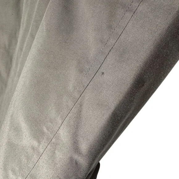 Vintage London Fog Maincoats Men's Trench Coat Gray with Lining Size 40 Long - Picture 9 of 10